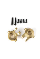 TRAXXAS TRA9737 STEERING BLOCKS, BRASS (L&R)