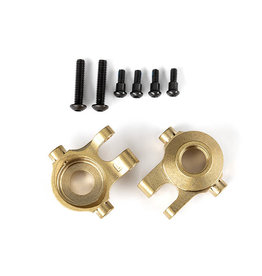 TRAXXAS TRA9737 STEERING BLOCKS, BRASS (L&R)