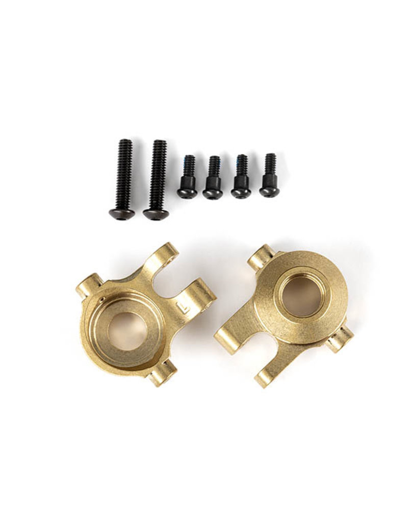 TRAXXAS TRA9737 STEERING BLOCKS, BRASS (L&R)
