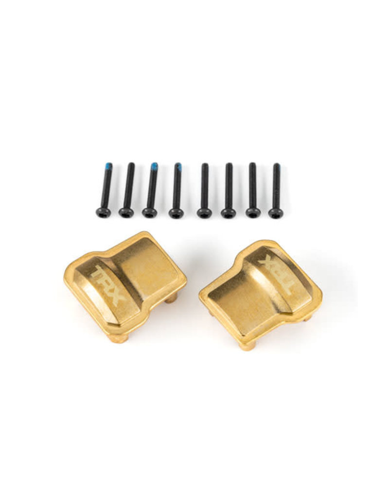 TRAXXAS TRA9787 AXLE COVER, BRASS (2)