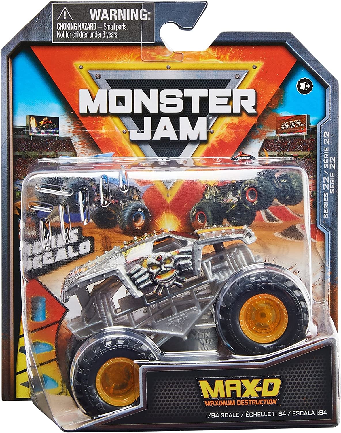 Monster Jam Boys' Maximum Destruction MAX-D Monster Truck T-Shirt