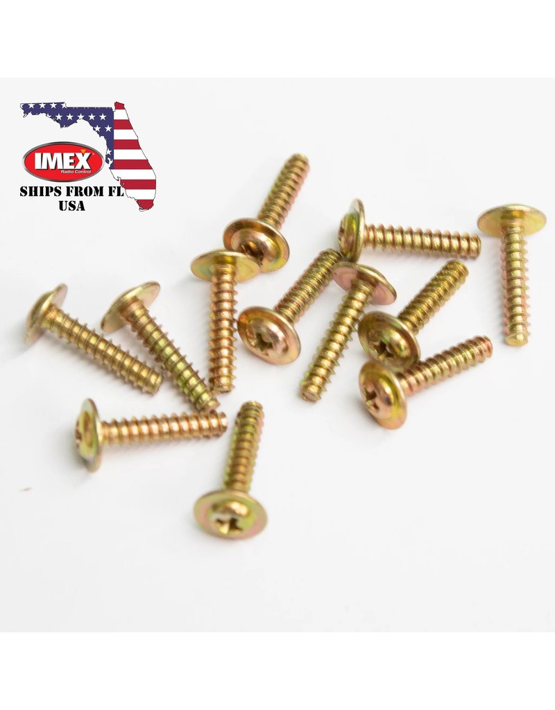 IMEX IMX16810 FLANGE HEAD SELF TAPPING SCREWS 2.6X12MM