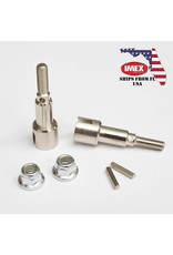 IMEX IMX16914 METAL REAR WHEEL SHAFTS/PINS/LOCK NUT M4