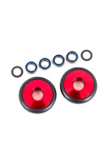 TRAXXAS TRA9461R WHEELIE BAR WHEELS ALUM RED