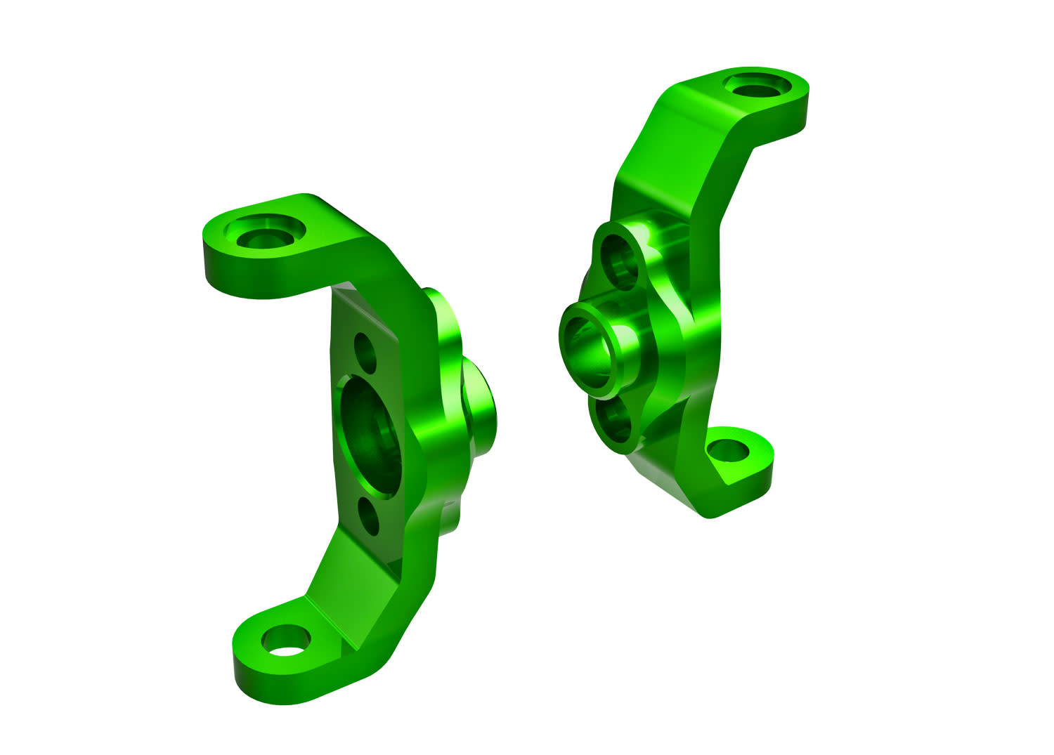 TRA9733-GRN CASTER BLOCKS F/R GREEN