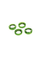 TRAXXAS TRA7767G SPRING RETAINER (ADJUSTER), GREEN-ANODIZED ALUMINUM, GTX SHOCKS (4) (ASSEMBLED WITH O-RING)