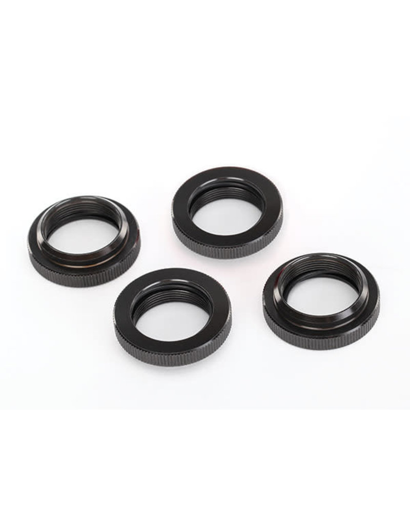 TRAXXAS TRA7767X SPRING RETAINER (ADJUSTER), PTFE-COATED ALUMINUM, GTX SHOCKS (4) (ASSEMBLED WITH O-RING)