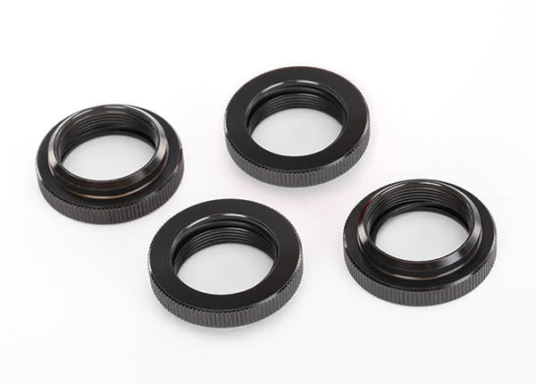 TRA7767X SPRING RETAINER (ADJUSTER), PTFE-COATED ALUMINUM, GTX SHOCKS (4) (ASSEMBLED WITH O-RING)