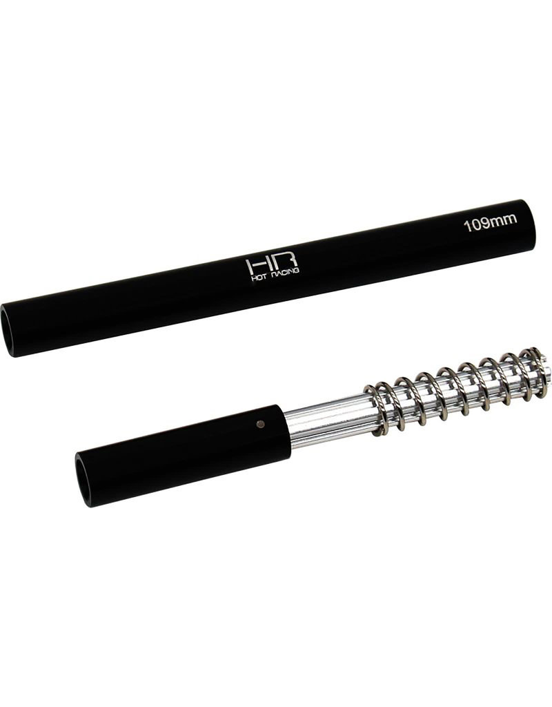 HOT RACING HRAATF125R01 ALUMINUM SLIDER DRIVESHAFT SWB CHASSIS FOR ARRMA 1/10 4X4