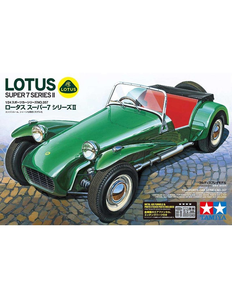 TAMIYA TAM24357 1/24 LOTUS SUPER 7 SERIES II PLASTIC MODEL KIT