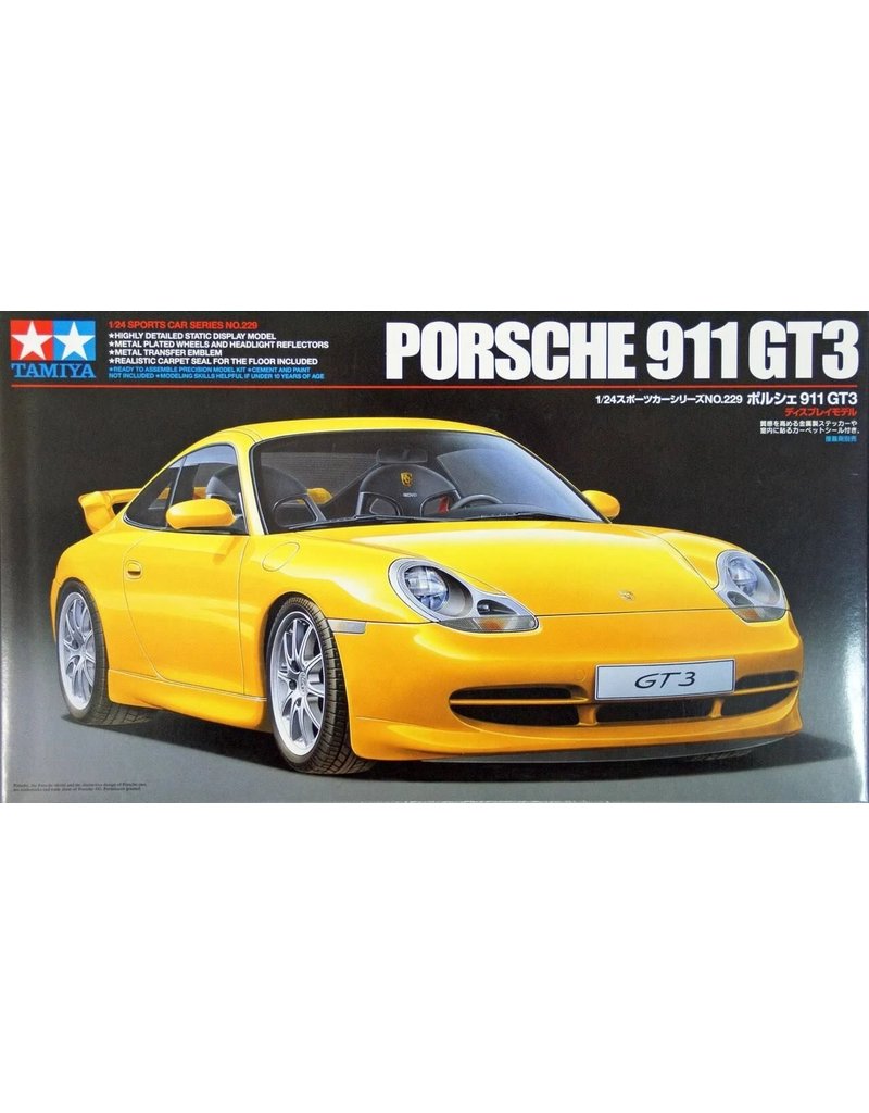TAMIYA TAM24229 1/24 PORSCHE 911 CARRERA GT3 PLASTIC MODEL KIT