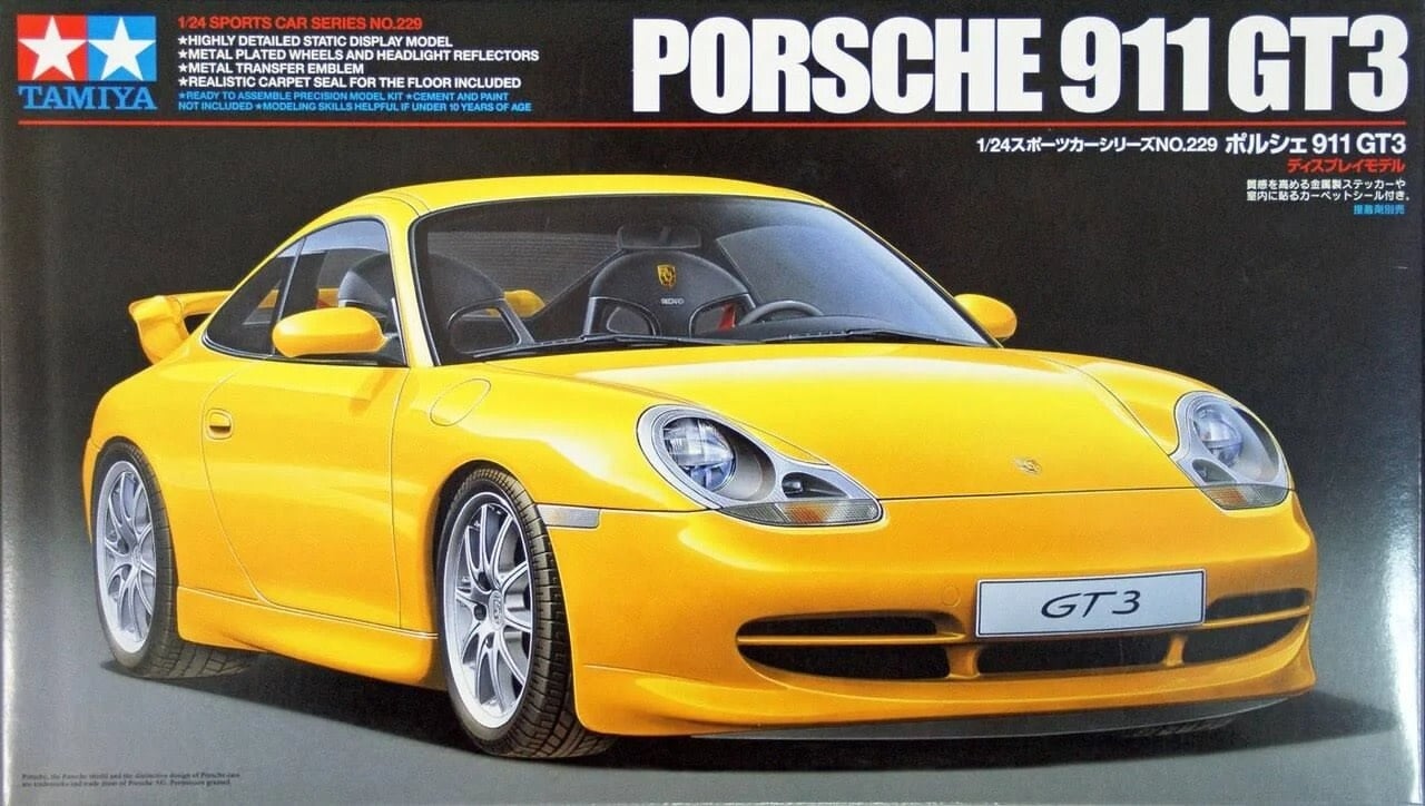 TAM24229 1/24 PORSCHE 911 CARRERA GT3 PLASTIC MODEL KIT