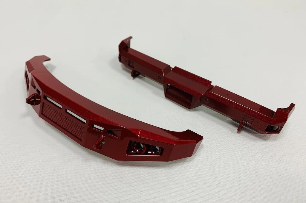 CEGCKD0495 F250/F450 BUMPER SET CANDY APPLE RED