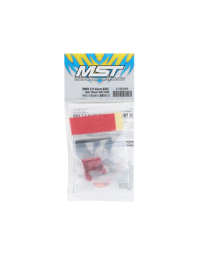 MST MXS-210639R RMX 2.0 REAR ESC MOUNT RED