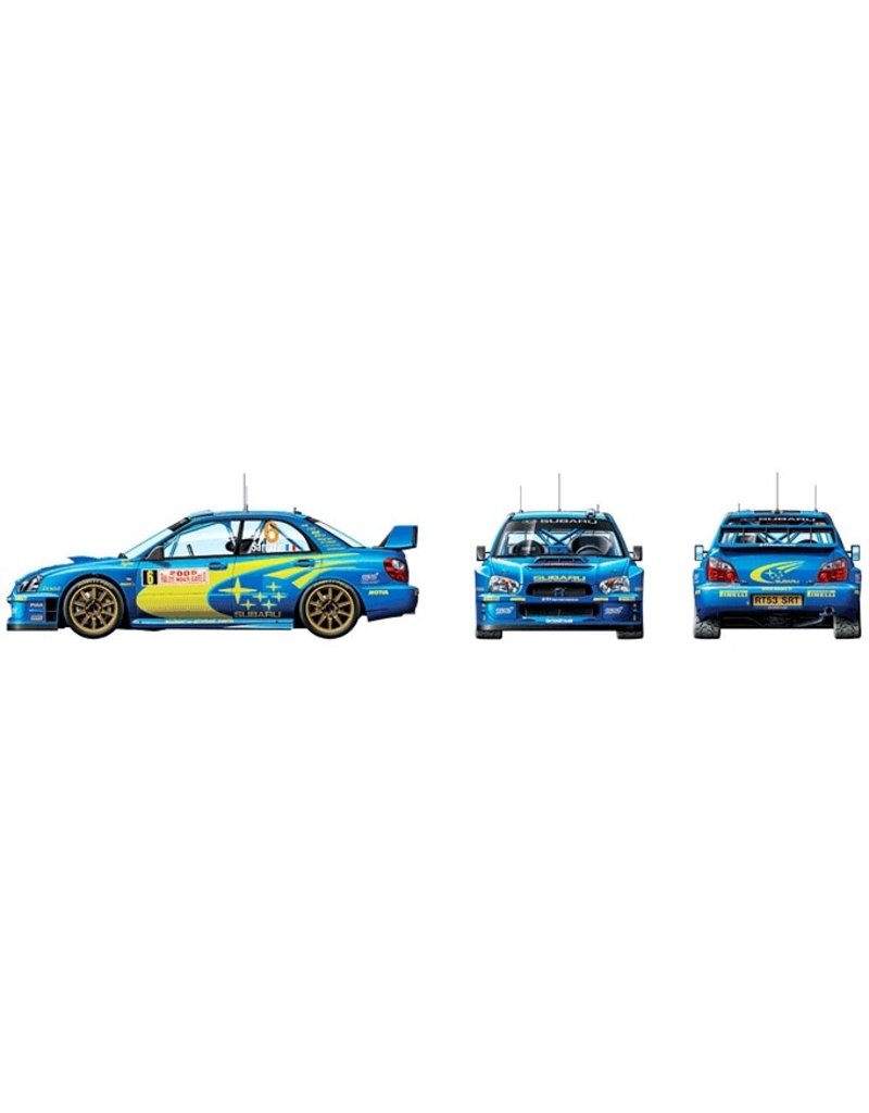 TAMIYA TAM24281 1/24 2005 SUBARU IMPREZA WRC MONTE CARLO PLASTIC MODEL KIT