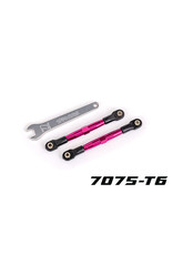 TRAXXAS TRA2445P TOE LINKS FRONT PINK