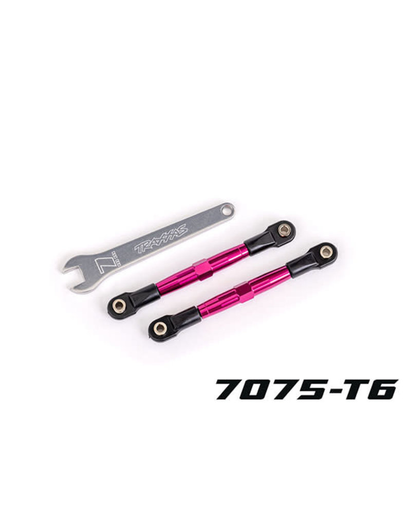 TRAXXAS TRA2445P TOE LINKS FRONT PINK