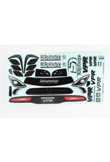 BITTYDESIGN BDYGT7-VPR 1/7 SUPERCAR BODY (ARRMA FELONY): CLEAR