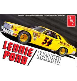 AMT AMT1352 1/25 1974 LENNIE POND CHEVY MALIBU STOCK PLASTIC MODEL KIT