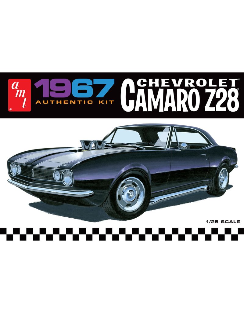 AMT AMT1309 1/25 1967 CHEVY CAMARO Z28 PLASTIC MODEL KIT