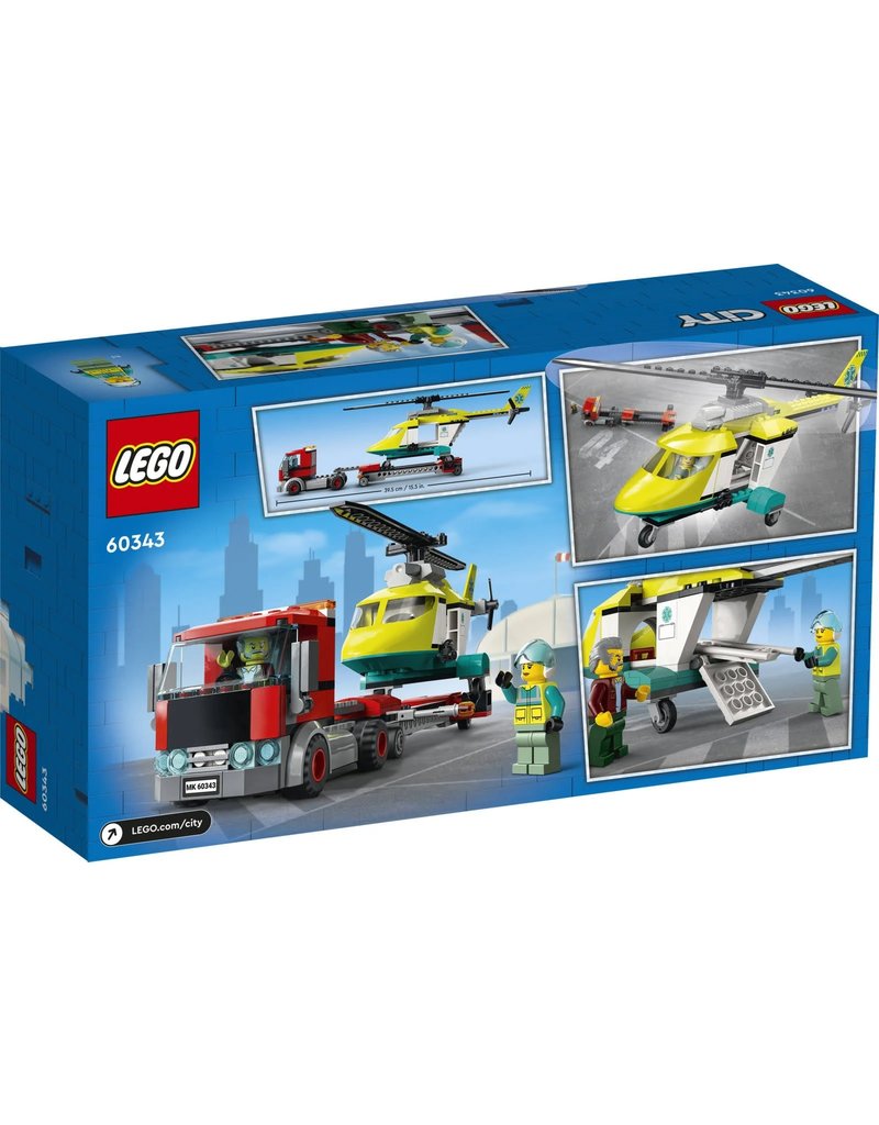 LEGO LEGO 60343 CITY RESCUE HELICOPTER TRANSPORT