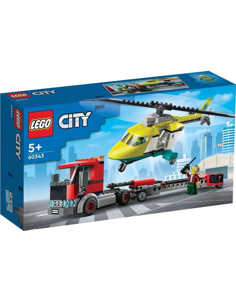 LEGO LEGO 60343 CITY RESCUE HELICOPTER TRANSPORT