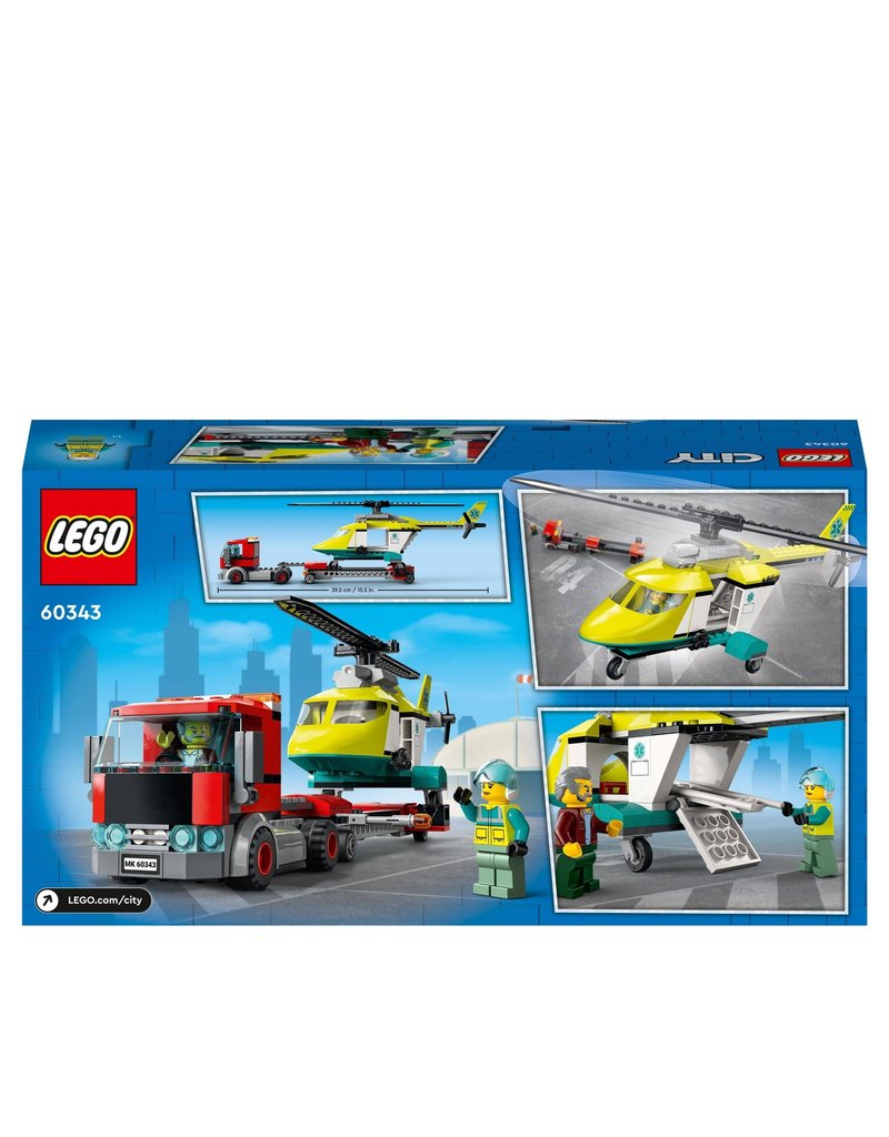 LEGO LEGO 60343 CITY RESCUE HELICOPTER TRANSPORT