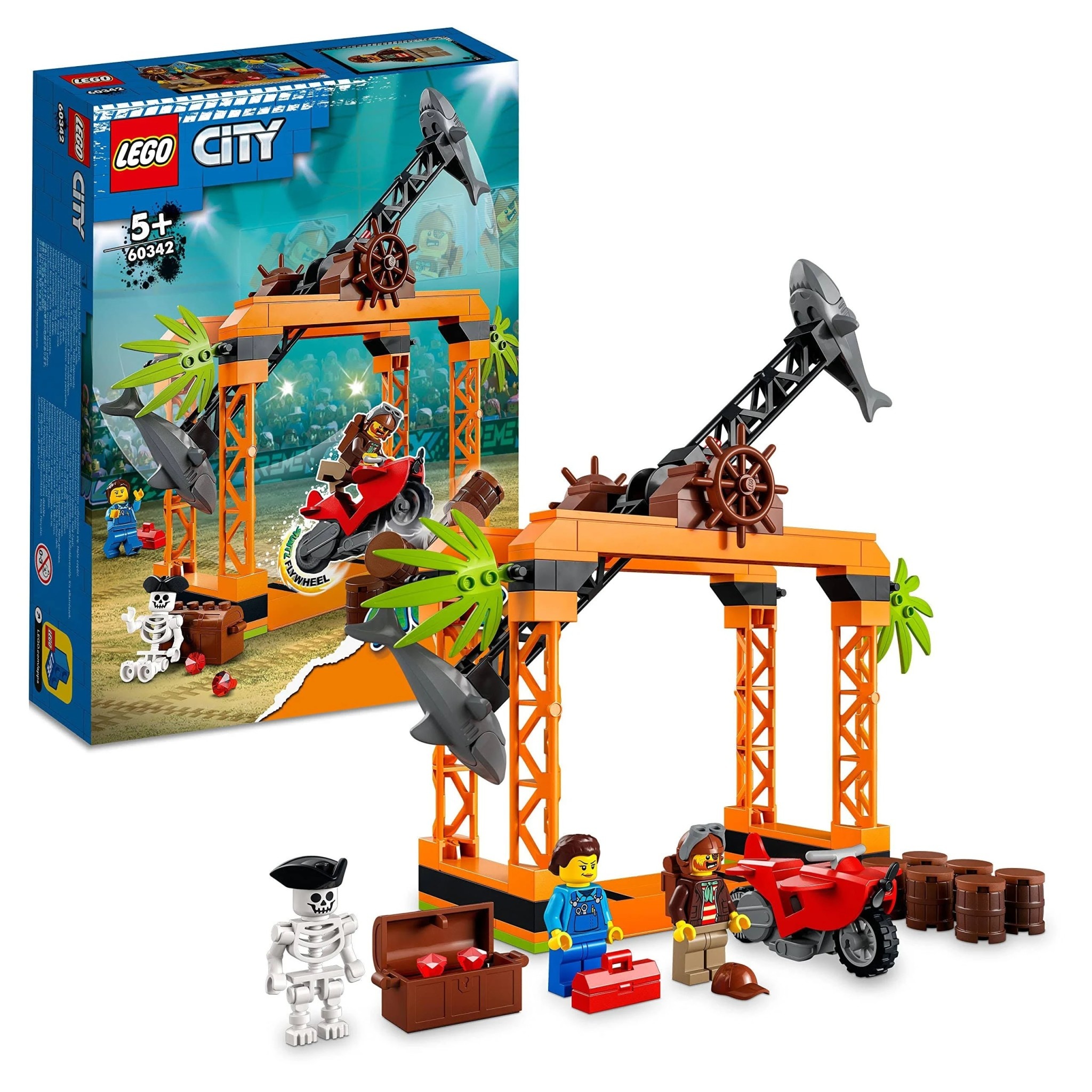 LEGO 60342 CITY THE STUNT ATTACK SHARK CHALLENGE