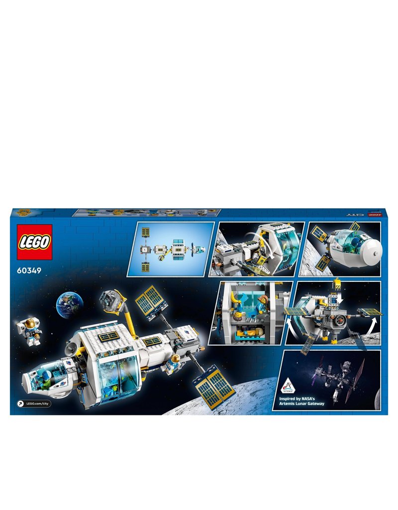 LEGO City Space Lunar Space Station 500 Pc Building Set (60349)