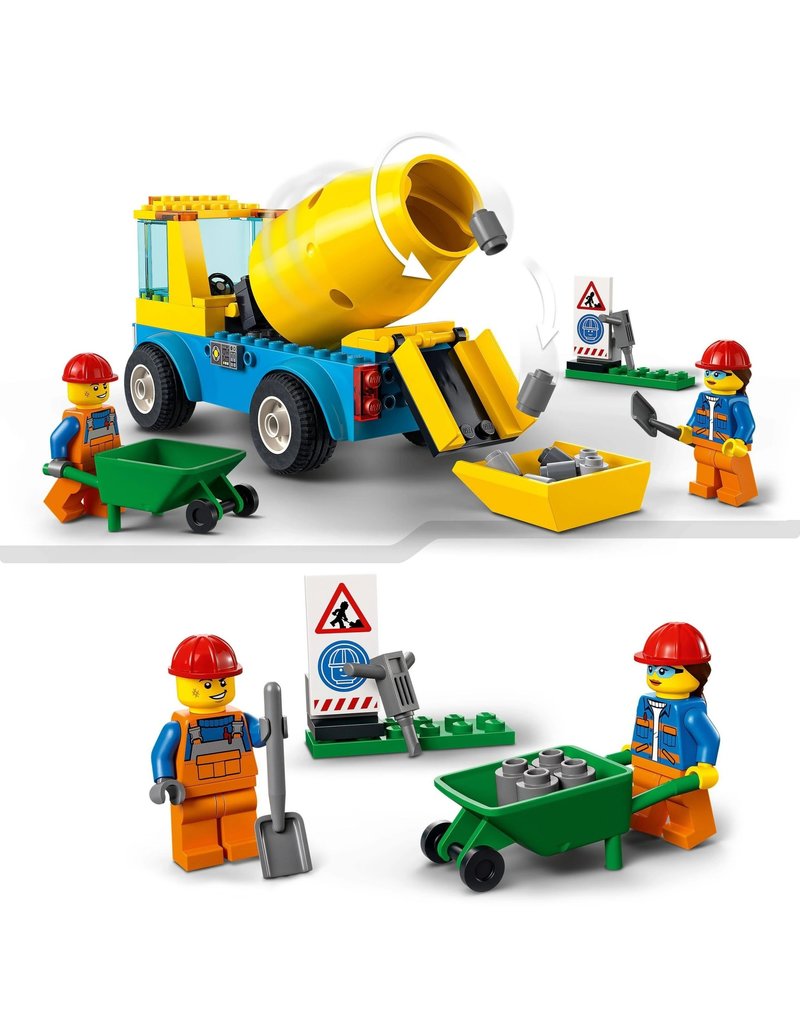 LEGO LEGO 60325 CITY CEMENT MIXER TRUCK