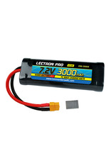 LECTRON PRO LECTRON PRO NIMH 7.2 6 CELL 3000MAH FLAT PACK WITH XT60 AND ADAPTER FOR POPULAR RC VEHICLES