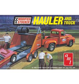 AMT AMT1310 1/25 1953 FORD PICKUP "MODIFIED STOCKED HAULER" GULF PLASTIC MODEL KIT