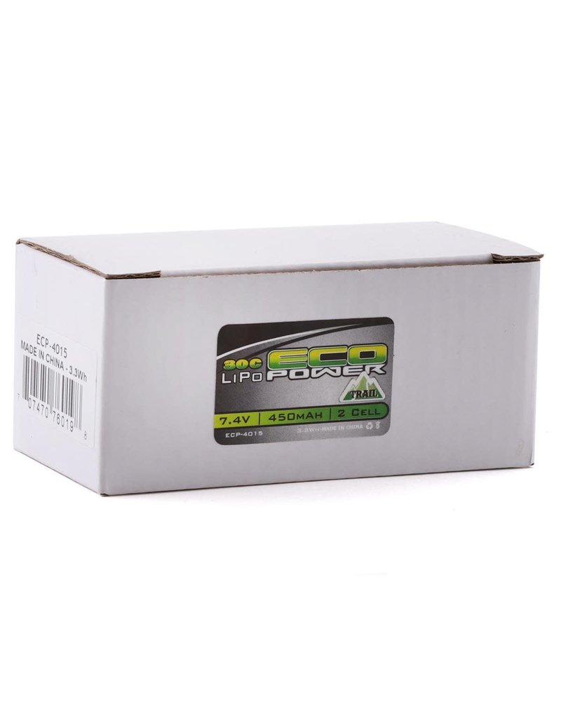 ECOPOWER ECP-4015 2S LIPO 7.4V 450MAH 30C BATTERY: PH2.0 (AXIAL SCX24)