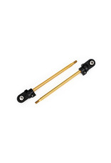 TRAXXAS TRA7763T SHAFT, GTX SHOCK, TIN-COATED (2) (ASSEMBLED WITH ROD ENDS AND STEEL HOLLOW BALLS)