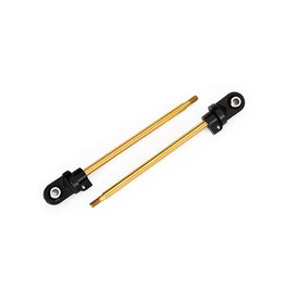 TRAXXAS TRA7763T SHAFT, GTX SHOCK, TIN-COATED (2) (ASSEMBLED WITH ROD ENDS AND STEEL HOLLOW BALLS)