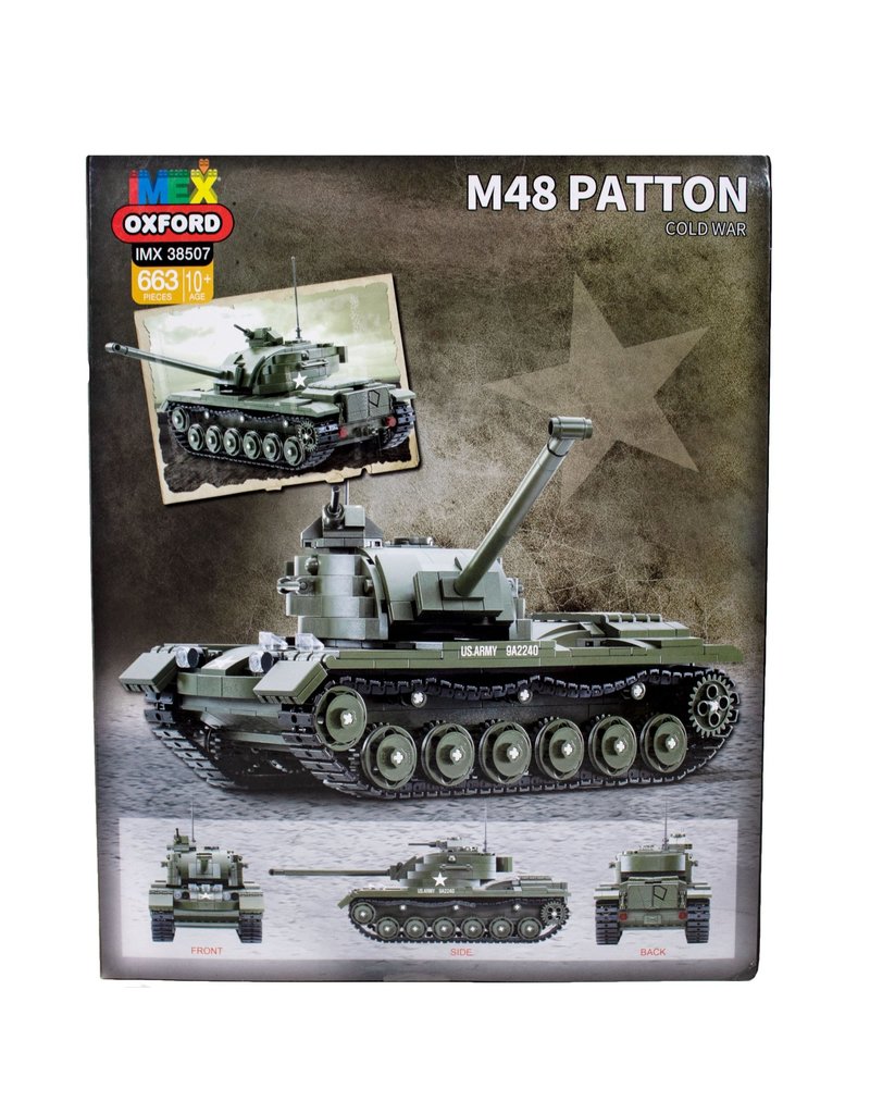 OXFORD IMX38507 M48 PATTON TANK 633 PCS 4 PACK MASTER