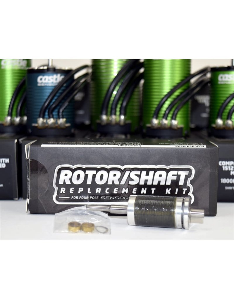 CASTLE CREATIONS CSE011013200 1412 ROTOR/SHAFT KIT (2100/3200/6400kV)