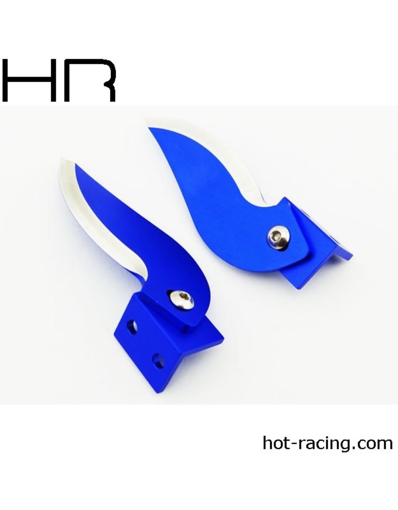HOT RACING HRASPN56TF06 CNC ADJUSTABLE TURN FINS FOR TRAXXAS SPARTAN