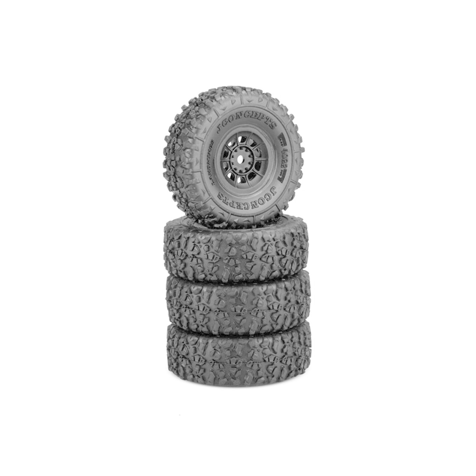 JCO4022-3294 LANDMINES GREEN COMPOUND PREMOUNTED ON HAZARD WHEELS FOR SCX24