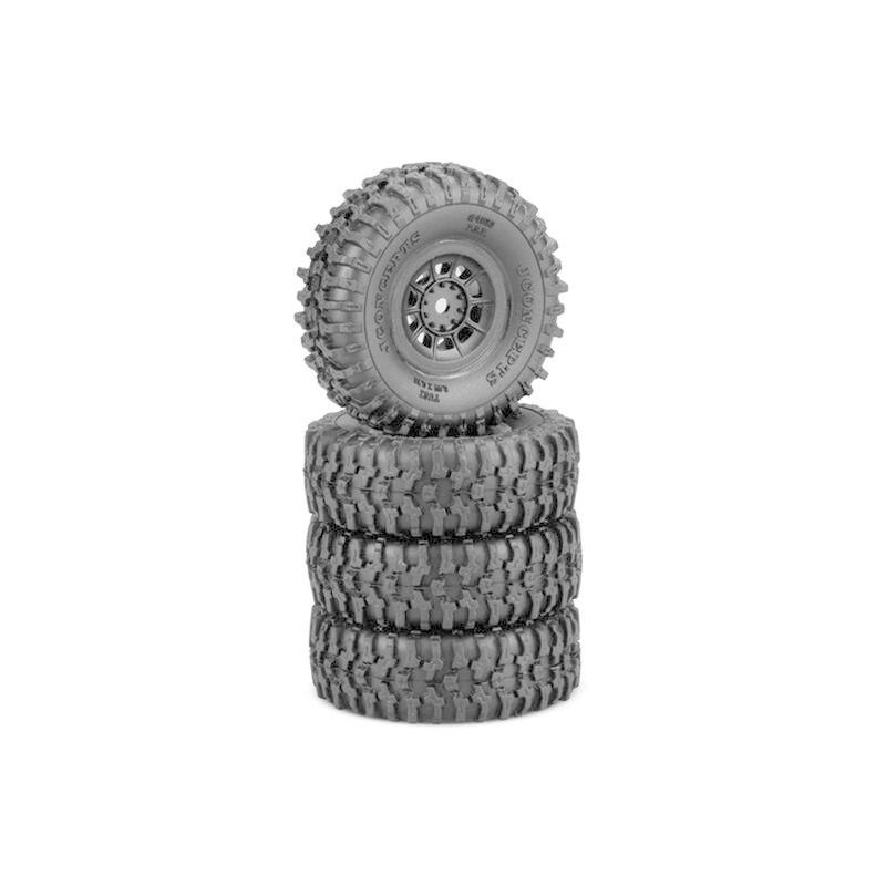 JCO4023-3294 TUSK GREEN COMPOUND PREMOUNTED ON HAZARD WHEELS FOR SCX24