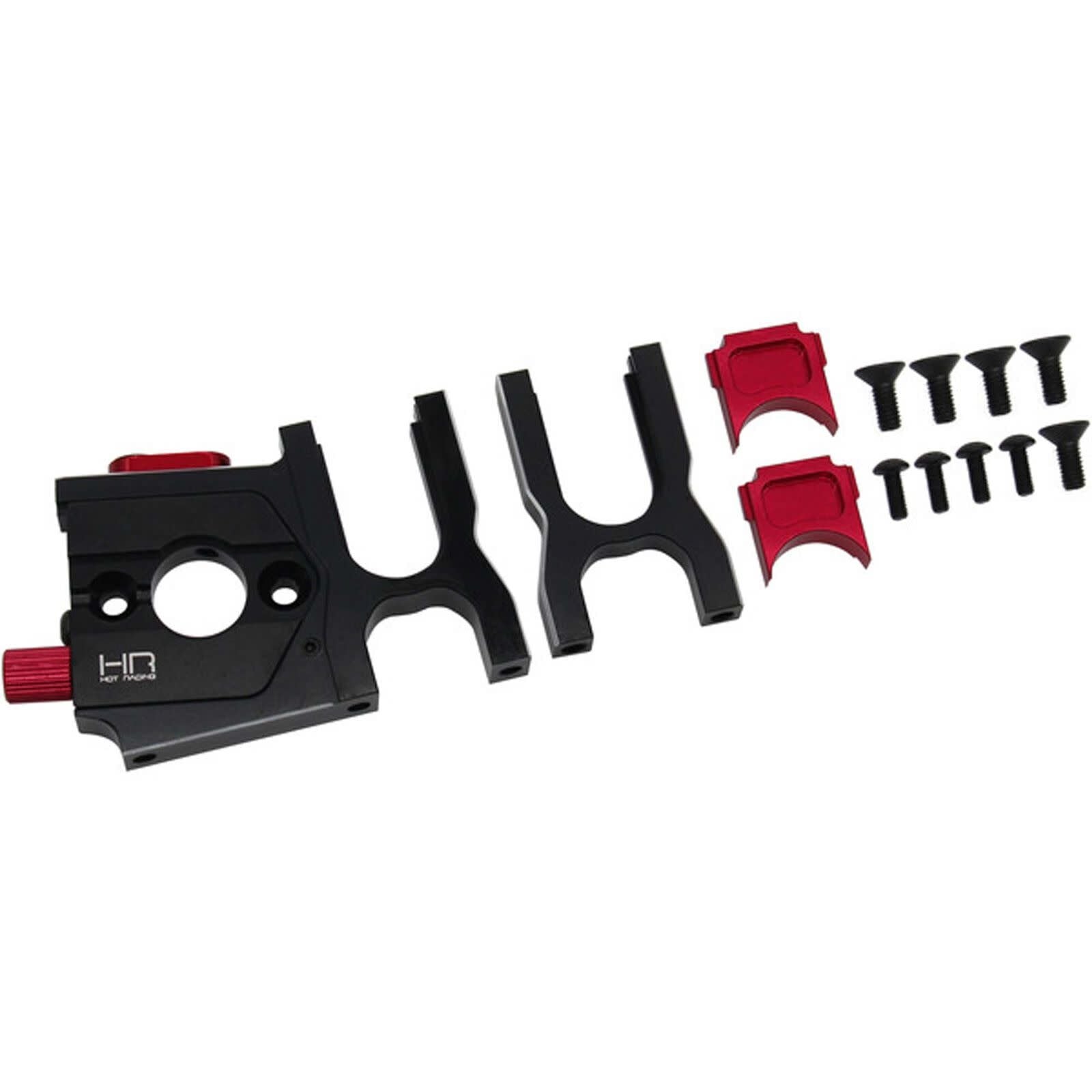 HRAAON38F02 ALUMINUM FINE GEAR MESH MOTOR MOUNT SET FOR ARRMA 6S