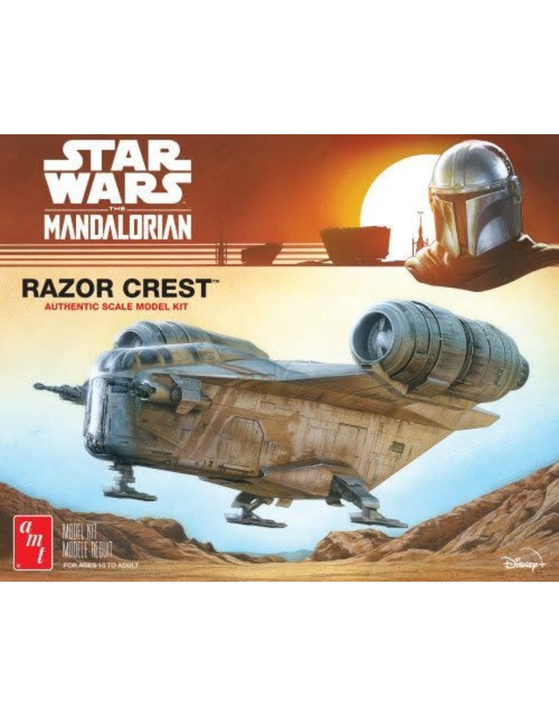 AMT AMT1273 1/72 STAR WARS MANDALORIAN RAZOR CREST PLASTIC MODEL KIT