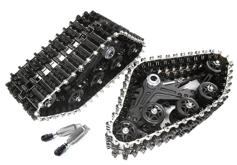 INTC29139SILVER REAR SNOWMOBILE AND SANDMOBILE KIT FOR LOSI 1/5 DESERT BUGGY XL-E