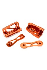 INTEGY INTC28853RED BILLET MACHINED REAR WING MOUNT UPPER BRACKET FOR LOSI 1/5 DESERT BUGGY LX-E