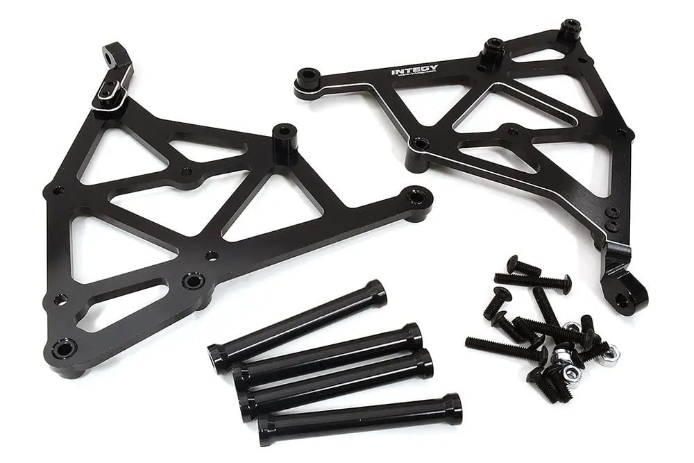 INTC31618BLACK BILLET MACHINED WING MOUNT KIT FOR LOSI 1/5 DESERT BUGGY XL-E
