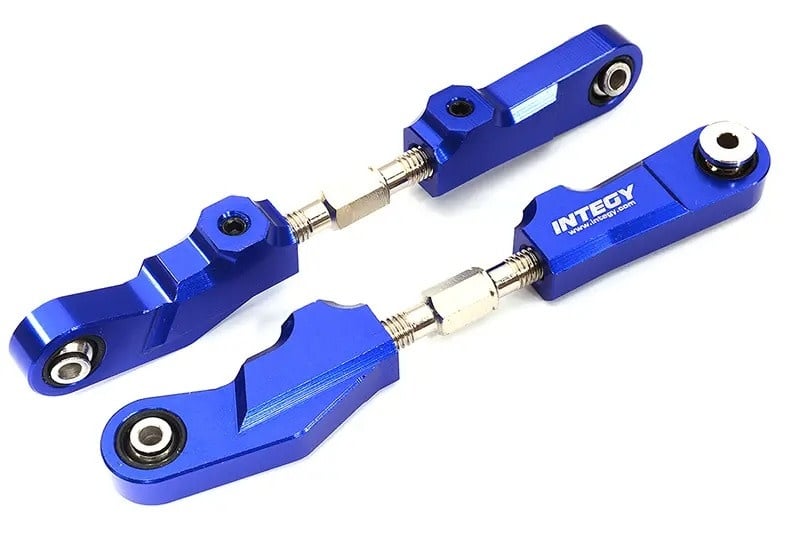 INTC32005BLUE BILLET MACHINED REAR UPPER LINKAGE SET FOR 1/7 ARRMA ON ROAD