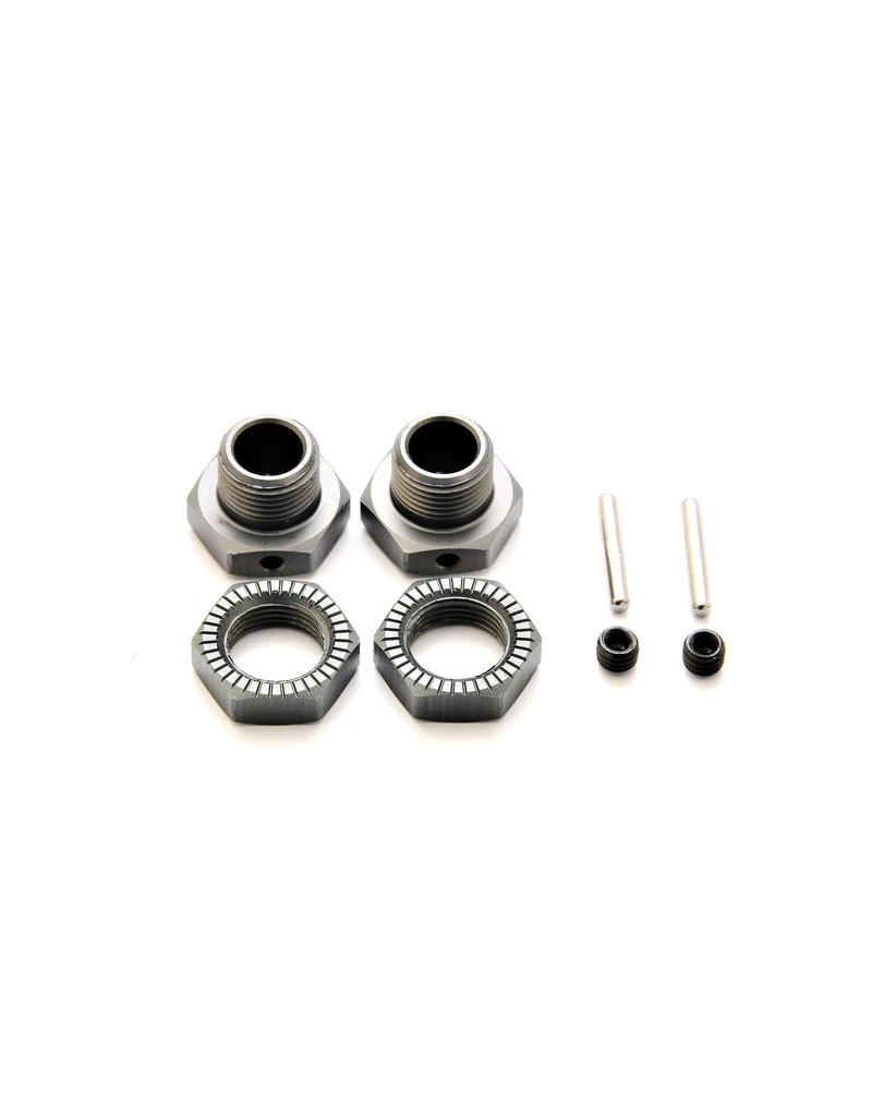 HOBAO RACING HOA94018 WHEEL HEX HUB AND ANTI-LOOSE NUT 2PC