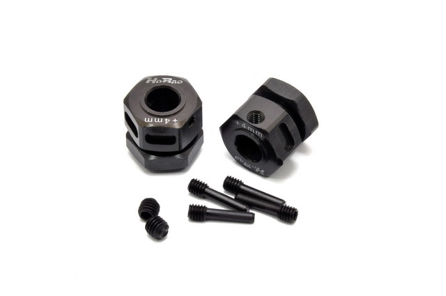 HOA86104 WHEEL HUB SET THREADED W/+4MM
