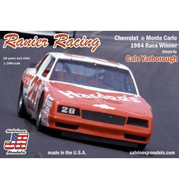 SALVINO'S JR MODELS SJMCYMC1984D 1/24 RANIER RACING #28 MONTE CARLO 1984 WINNER - DRIVEN BY CALE YARBOROUGH PLASTIC MODEL CAR KIT