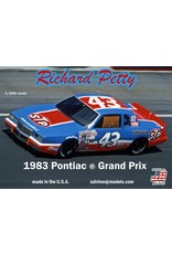 SALVINO'S JR MODELS SJMRPGP1983T 1/25 RICHARD PETTY 1983 PONTIAC GRAND PRIX TALLEDEGA WINNER PLASTIC MODEL CAR KIT